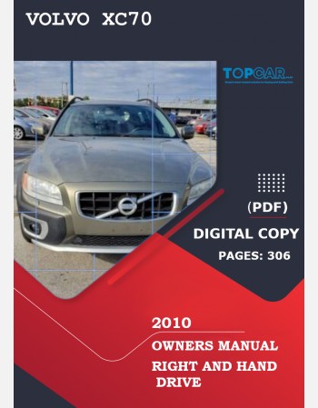 2010 volvo xc70 owners manual lhd & rhd